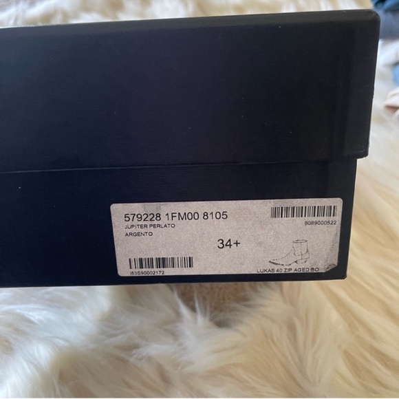 Saint Laurent Silver Ankle Boots - Picture 8 of 8